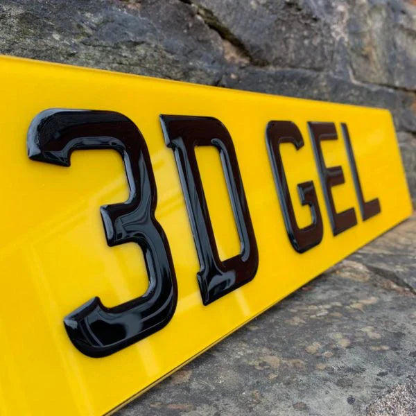 3D Gel vs Standard Number Plates: Which Should You Choose?